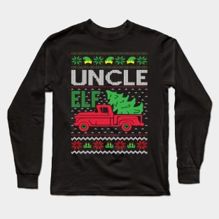 Uncle elf ugly christmas sweater Long Sleeve T-Shirt